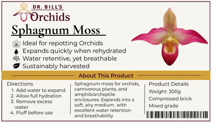 Sphagnum moss bricks - Dr. Bill's Orchids, LLC